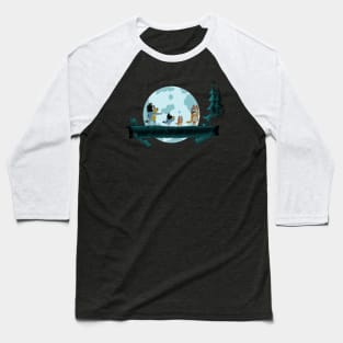 bluey walk in moon Baseball T-Shirt